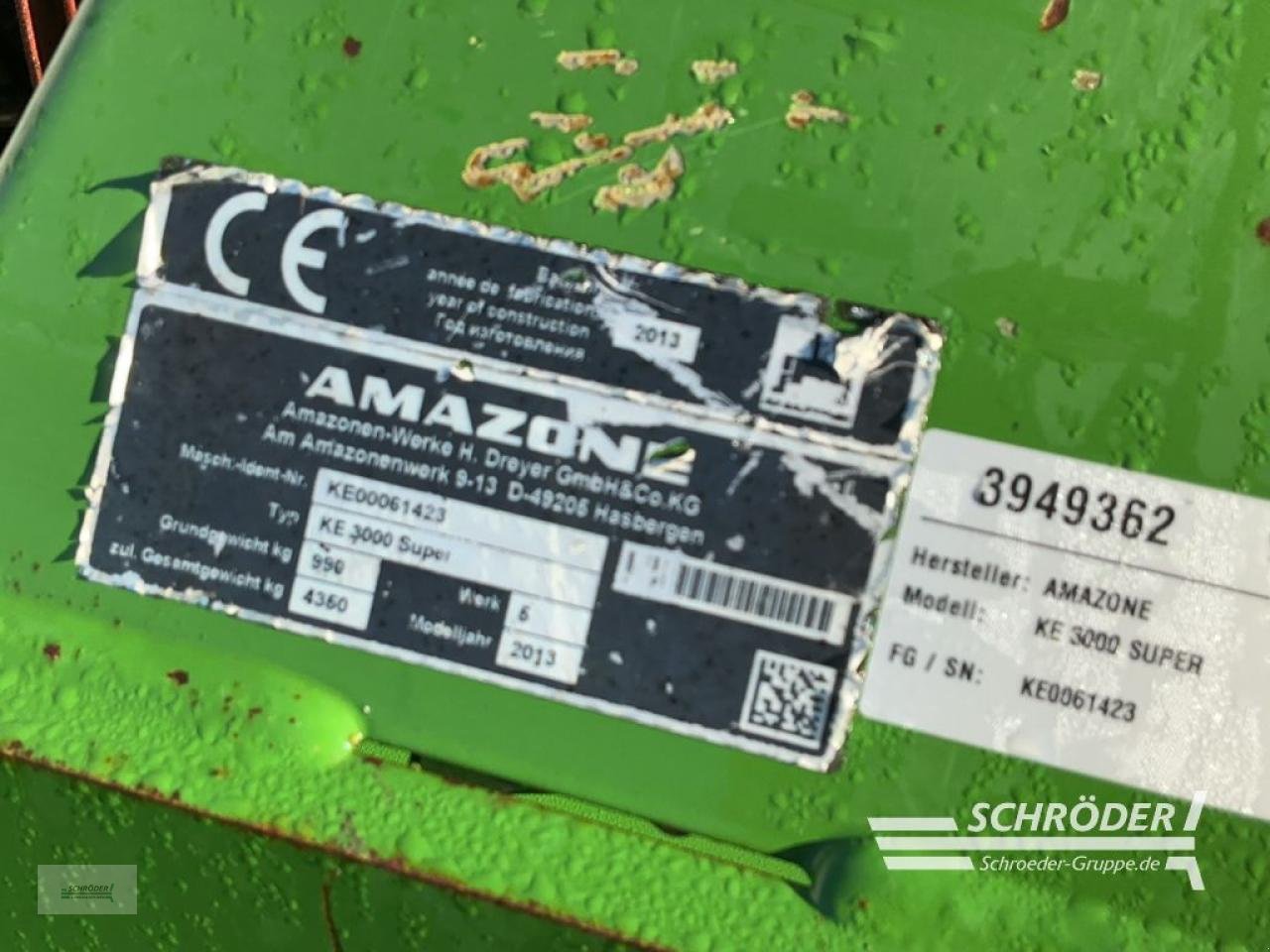 Kreiselegge del tipo Amazone KE 3000 SUPER | KEILRINGWALZE, Gebrauchtmaschine In Hemmoor (Immagine 7)